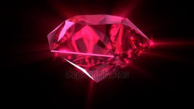Güzel kırmızı Emerald 