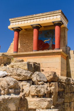 Minoan Sarayı kalıntıları
