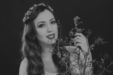 Kızın yüz yakın çekim