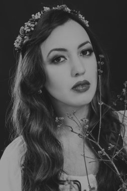 Kızın yüz yakın çekim