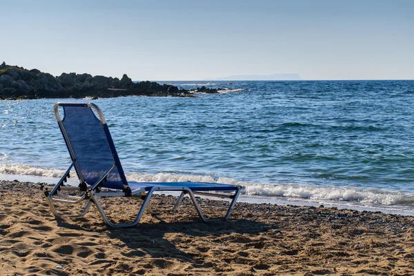 Chaise e il mare — Foto Stock