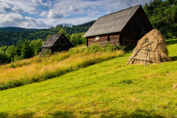 The village in the mountains landscape