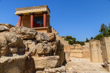 Girit'te Minoan Sarayı kalıntıları