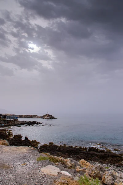 The sea in cloudy weather — Stock Photo, Image