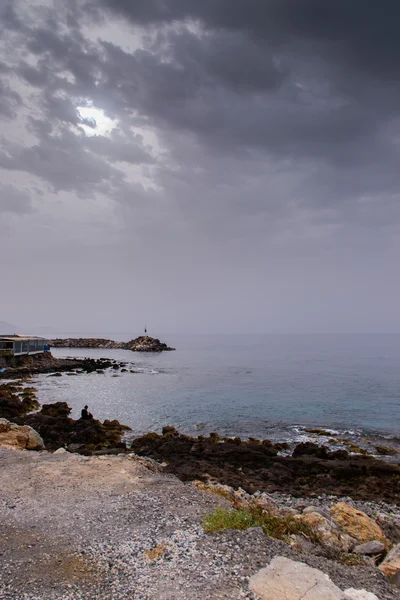 O mar em tempo nublado — Fotografia de Stock