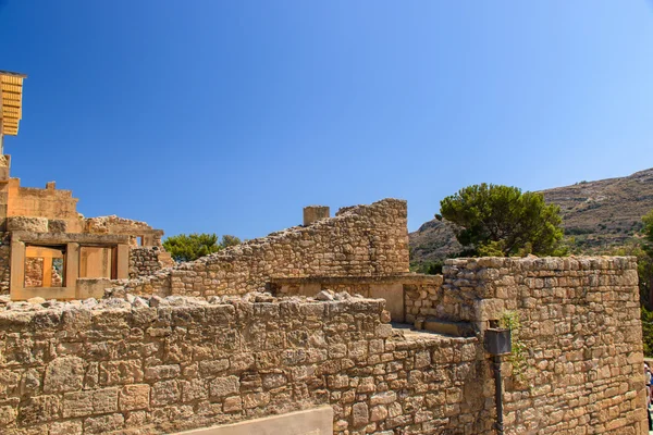 Krétán Minoan palace romjai — Stock Fotó