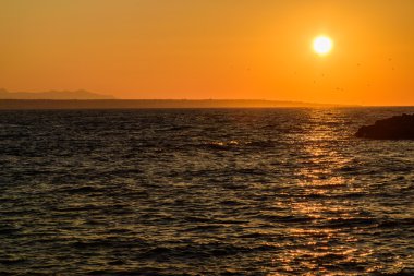 Yunanistan'da harika gün batımı