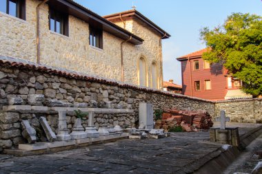 Antik mimari Bulgaristan. Güzel bir şehir.