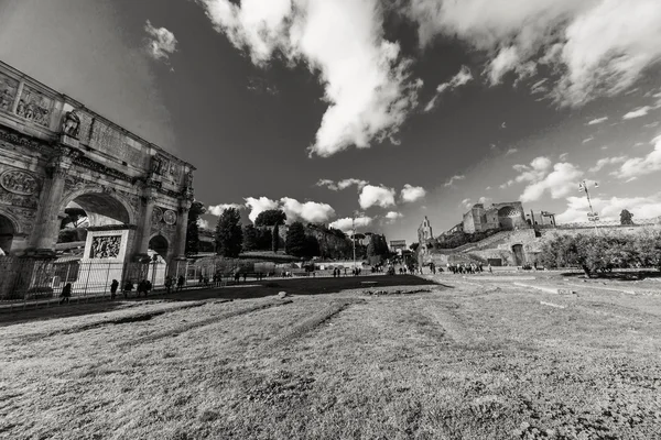 Architektura Rome. Piękne miasto. — Zdjęcie stockowe