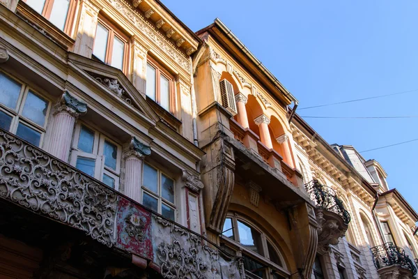 Arkitekturen av gamla Bukarest — Stockfoto