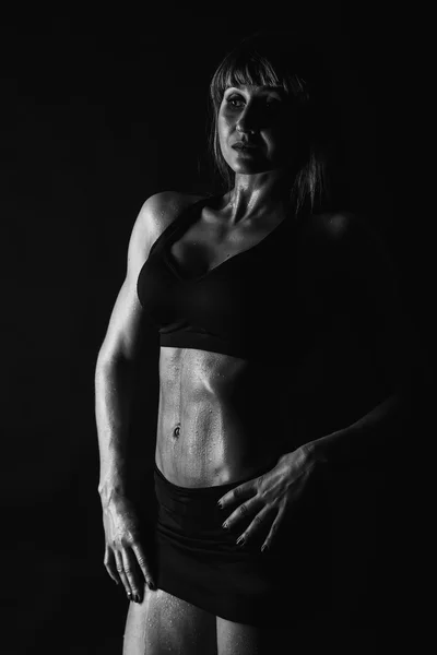 Fitness femminile, bella ragazza — Foto Stock
