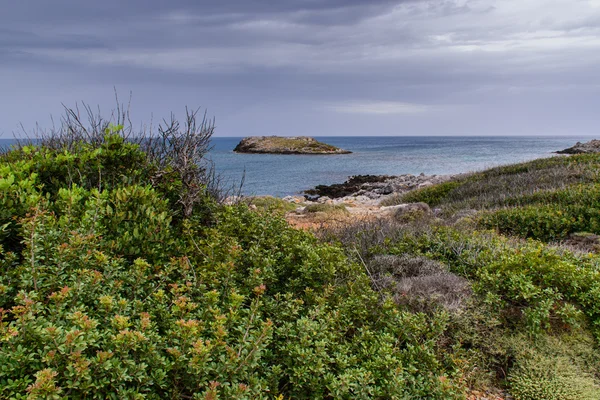 Beautiful sea on the Greek coast — Stock Photo, Image