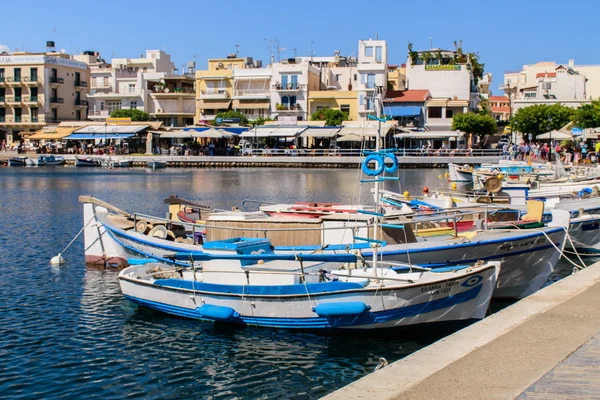 05.20.16. Agios Nicolas, Kreta prachtig uitzicht van Agios Nicolas, — Stockfoto