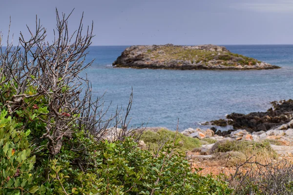 Belle mer sur la côte grecque — Photo