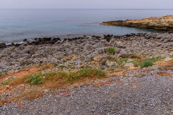 Vackra havet på den grekiska kusten — Stockfoto