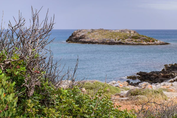 Beautiful sea on the Greek coast — Stock Photo, Image