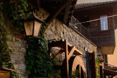 Güzel mimari Bulgaristan gün batımında