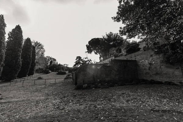 Incríveis ruínas do Fórum Romano — Fotografia de Stock