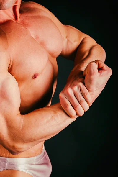 Parte muscular del cuerpo masculino —  Fotos de Stock
