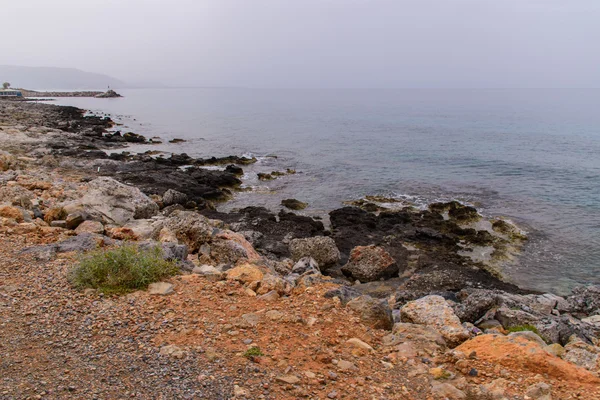 Ласкаве море на узбережжі Грецька — стокове фото