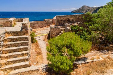 Spinalonga Adası. Şehrin görülmeye değer.