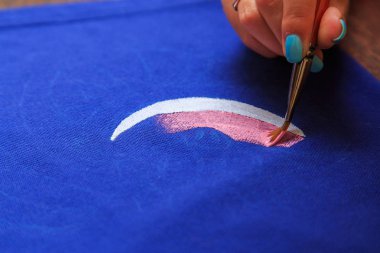 Çizim Tekstil üzerinde işlemek