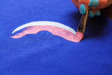 Çizim Tekstil üzerinde işlemek