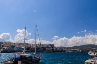 05.20.16. Heraklion, Girit, Yunanistan. Güzel harb görünümünü