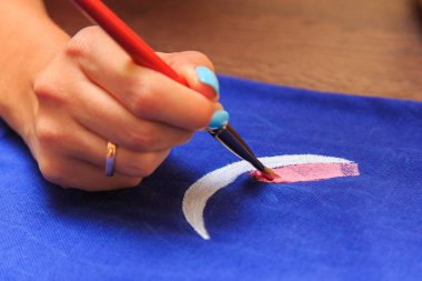 Çizim Tekstil üzerinde işlemek