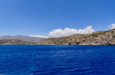 Yunan deniz kenarı güzel deniz