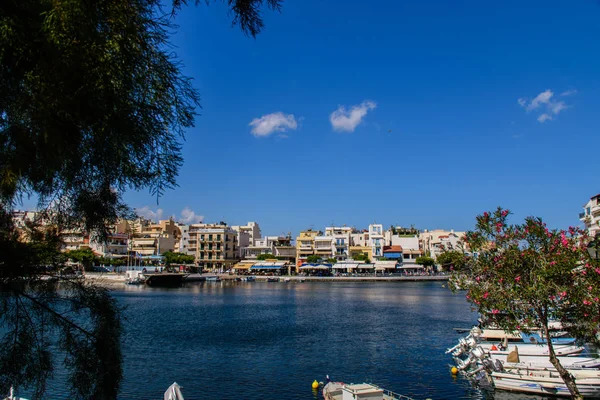 05.20.16. Heraklion, Kreta, Grecja. Widok piękny harb — Zdjęcie stockowe