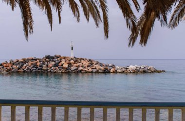 Yunan deniz kenarı güzel deniz