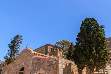 Antik Yunan Adası Spinalonga kalıntıları