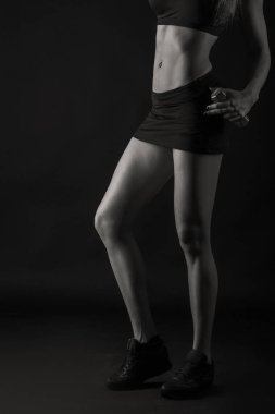 Vücut güzel atletik kız