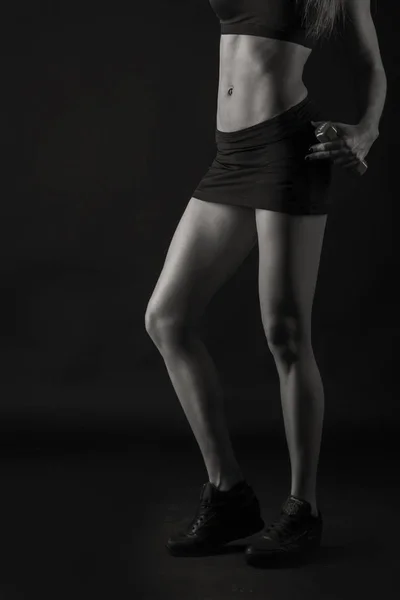体の美しい運動少女 — ストック写真