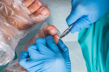 Pedikür spa salonda