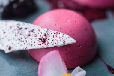 Güzel tatlı beze ve bisküvi