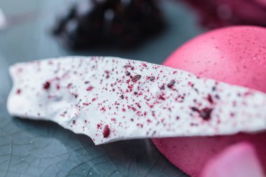 Güzel tatlı beze ve bisküvi