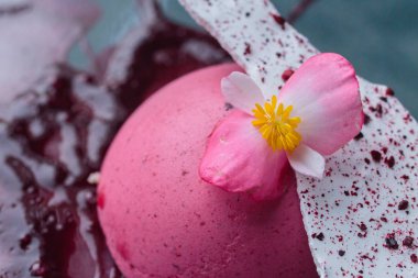 kek portre. Lezzetli yemekler.