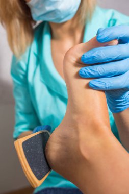 Pedikür sırasında peeling