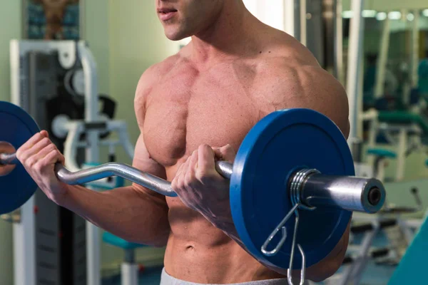 Entrenamiento de fuerza en el gimnasio — Foto de Stock