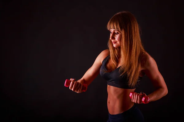 Lichaam mooi atletische meisje — Stockfoto