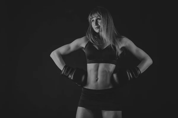 Vackra kvinnor, övning, sexig kropp — Stockfoto