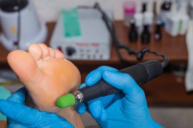 Pedikür ölü deri temizleyici ayak törpülemek kadın tırnak Salonu