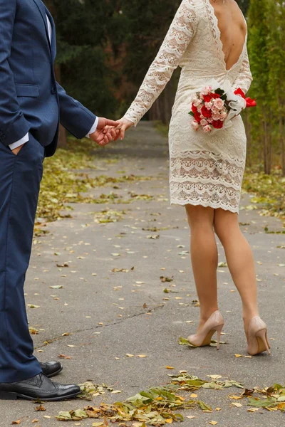 Hochzeit im Park — Stockfoto