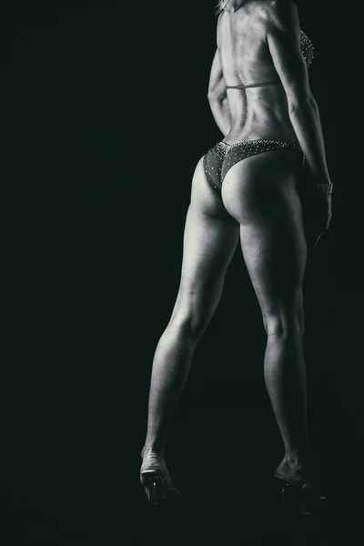 Szép izmos női test — Stock Fotó