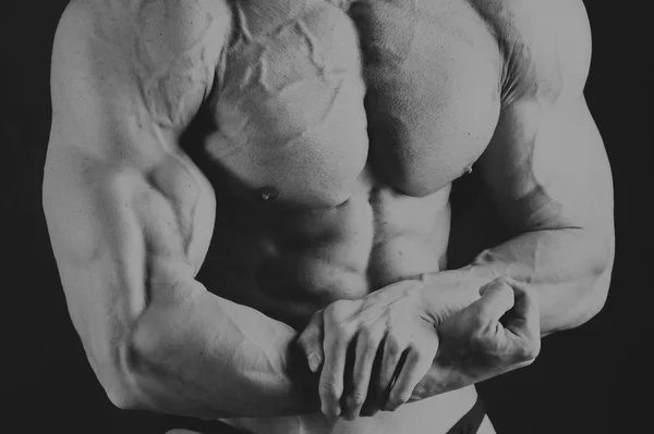 Υπόβαθρο σχετικά με το θέμα του bodybuilding — Φωτογραφία Αρχείου