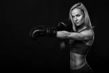 Güzel egzersiz, kas kadın