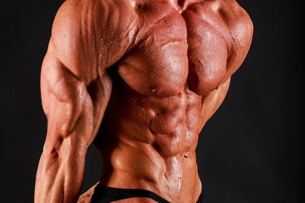 Parte muscular del cuerpo masculino —  Fotos de Stock