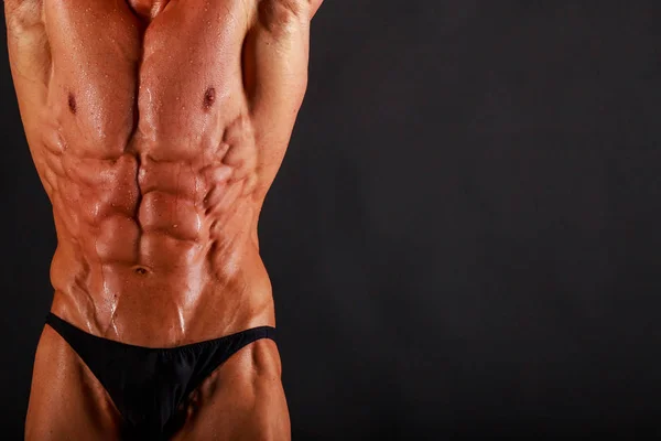 Parte muscular del cuerpo masculino — Foto de Stock